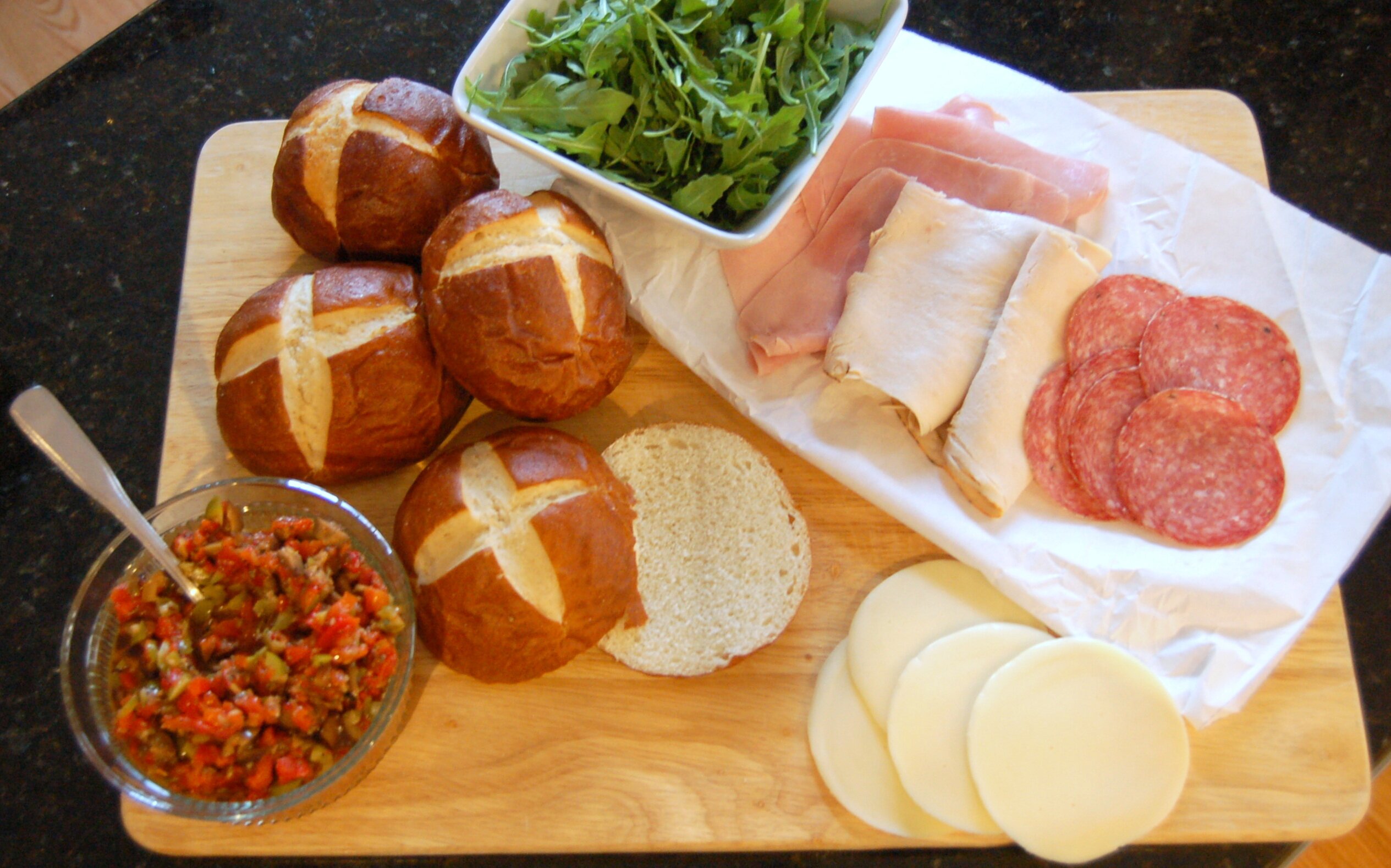 Now That's A Sandwich! Turkey, Ham, Salami and Provalone