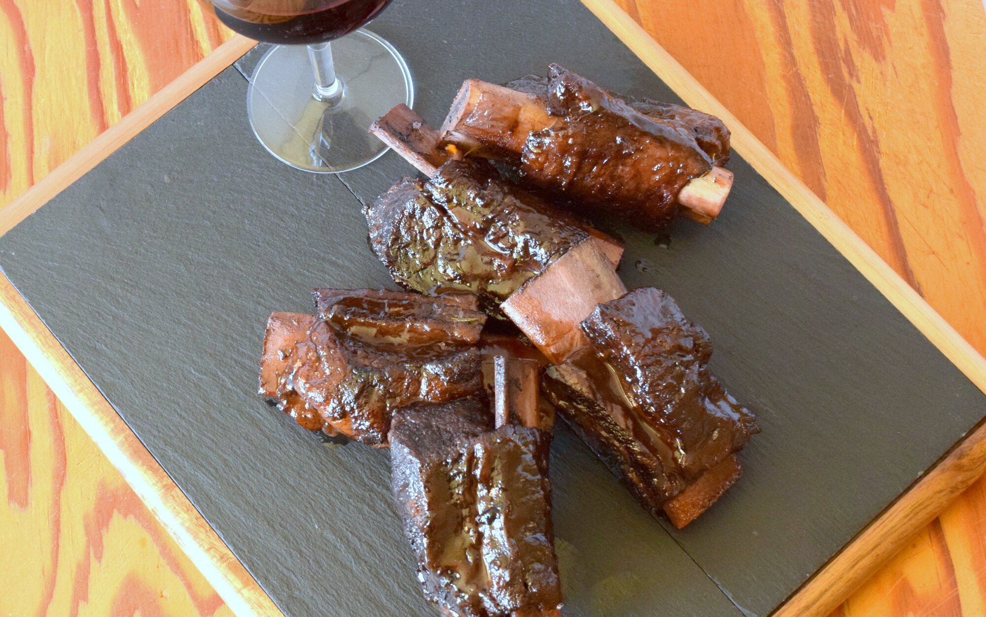 Maple Glazed, Braised Beef Short Ribs