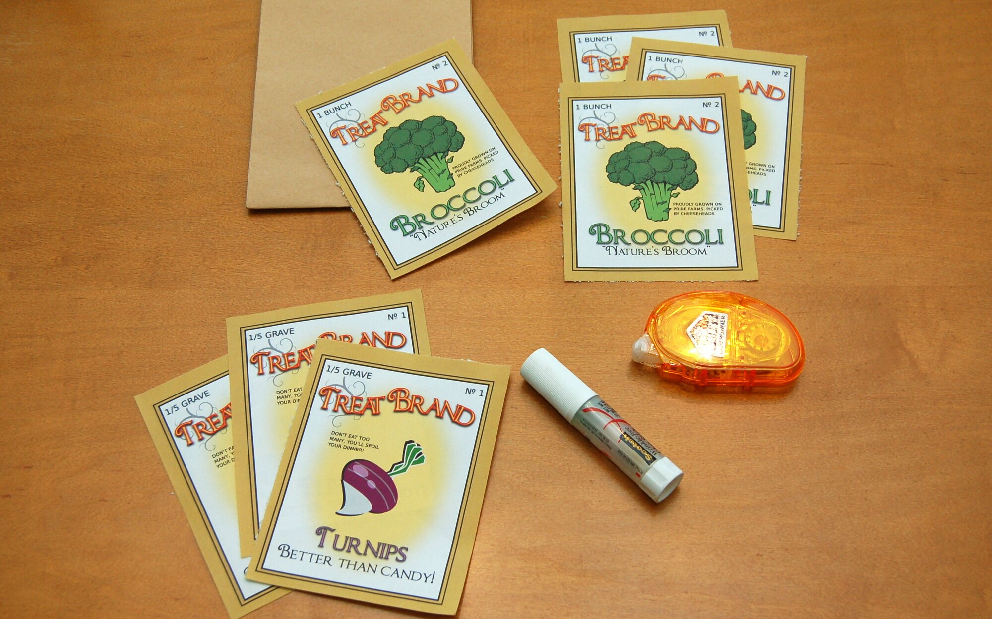 Trick Labels for Halloween Treats – Free downloadable PDF