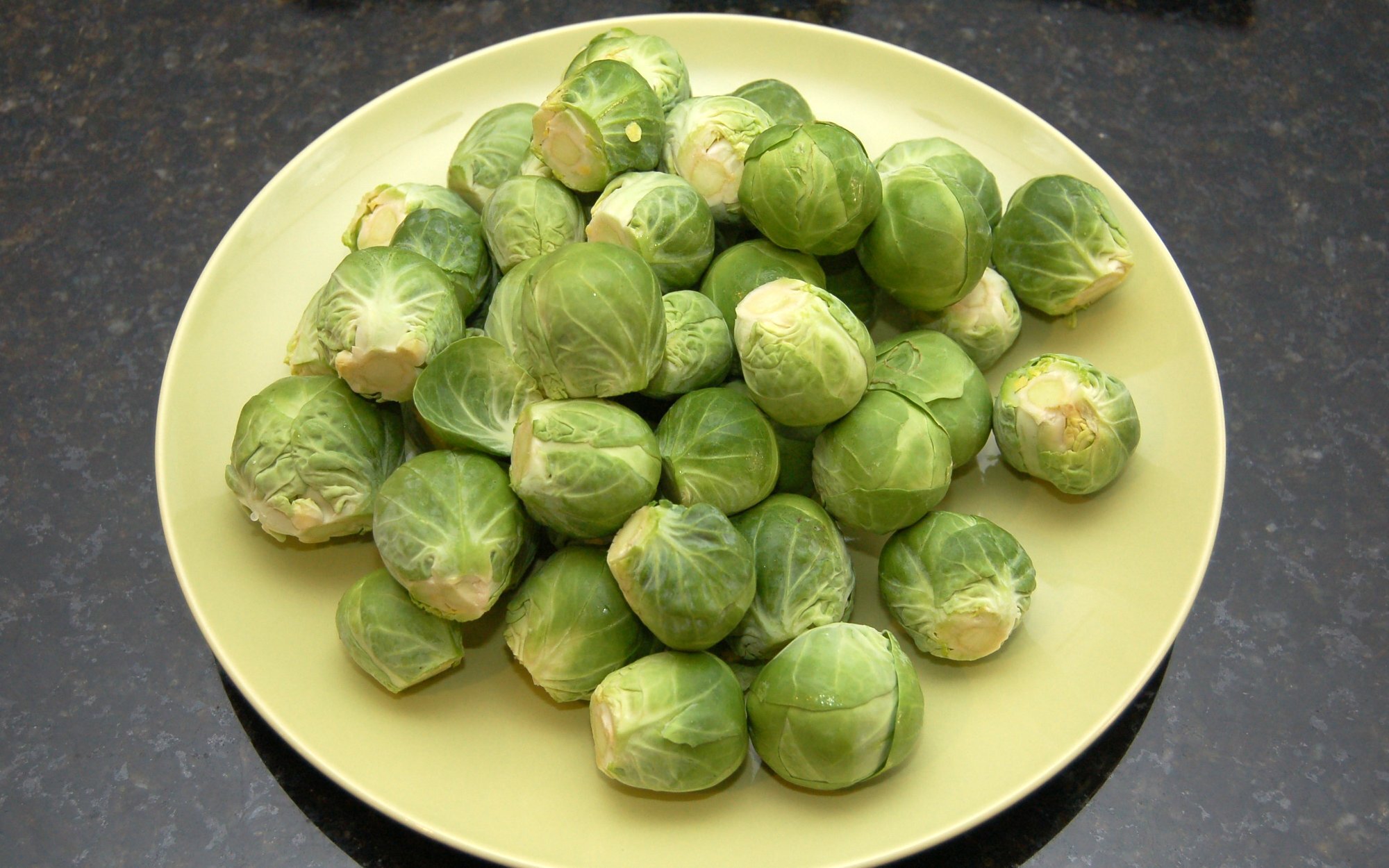 Sliced, Sauteed Brussels Sprouts with Maple Syrup