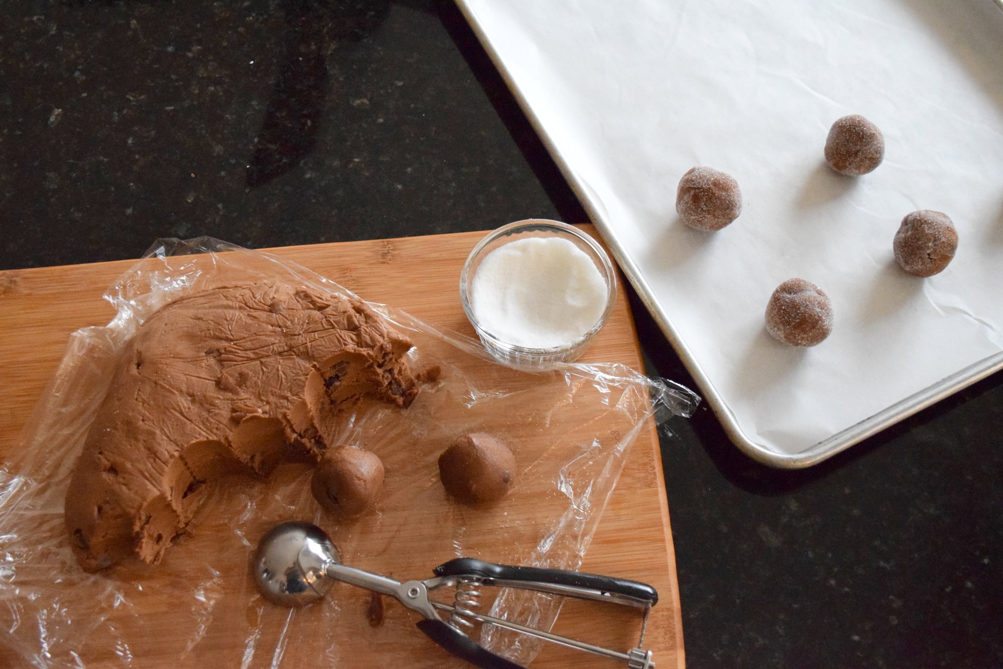 Double Chocolate Peppermint Cookies