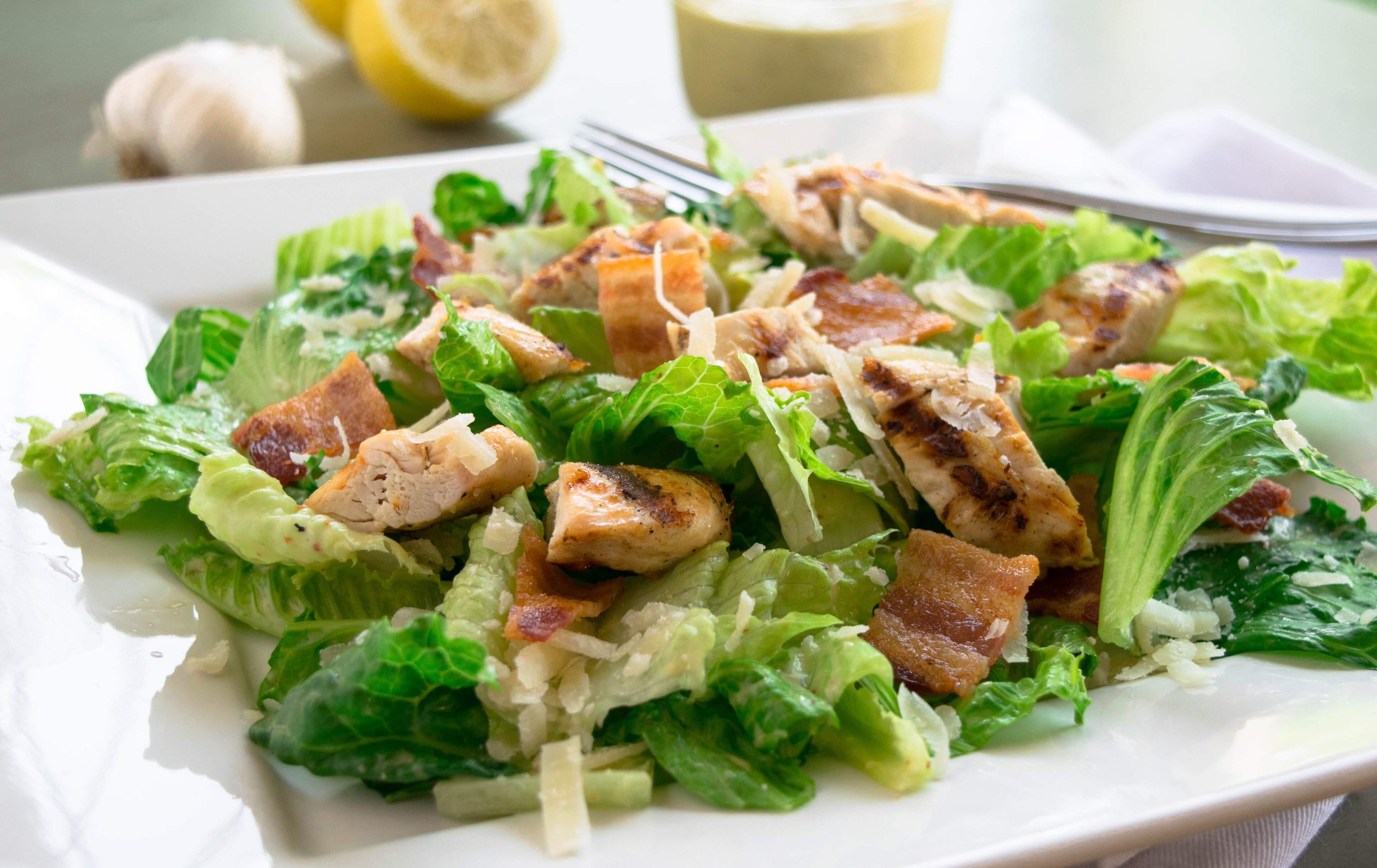 Grilled Chicken Caesar Salad | Easy on the Cook