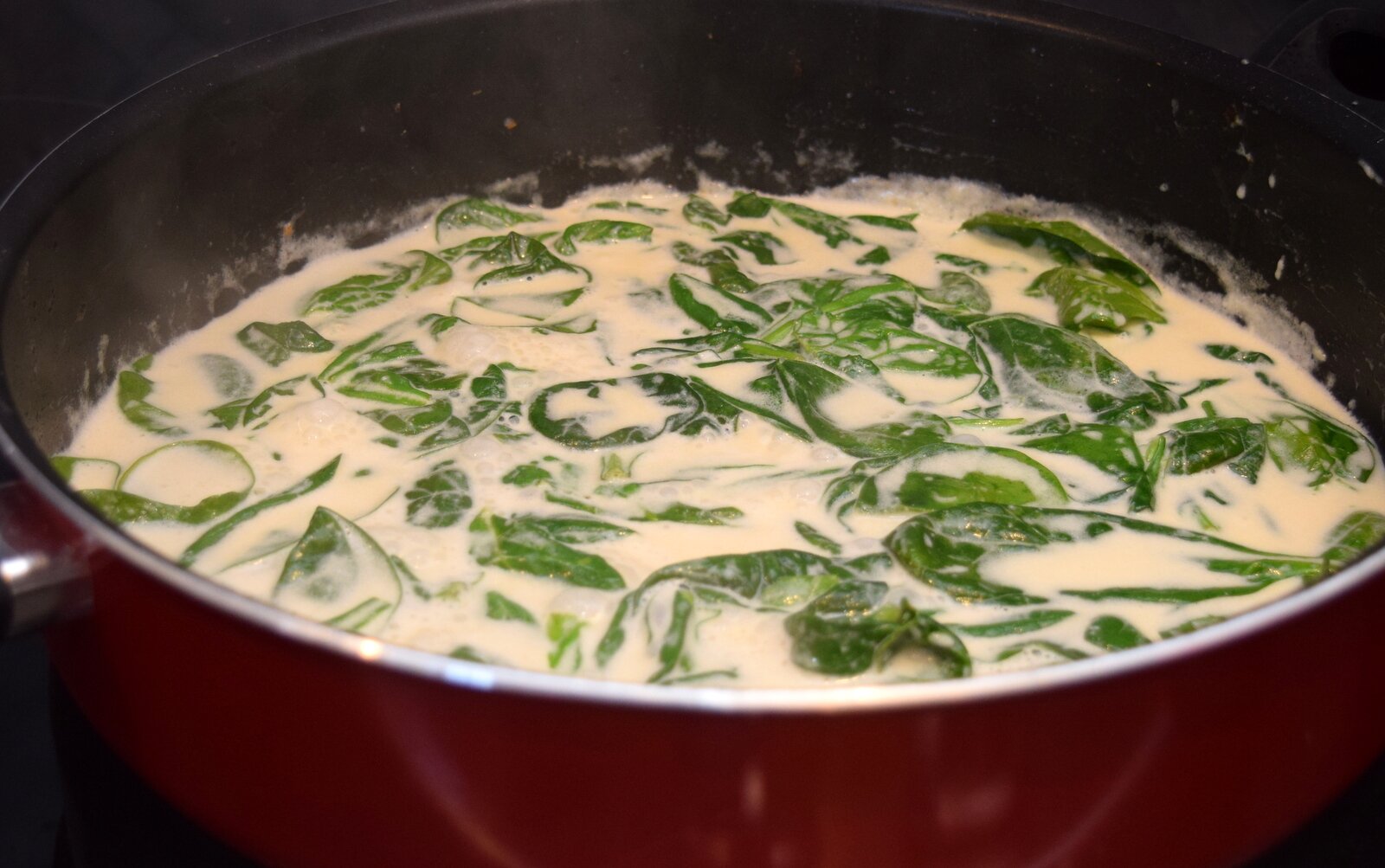 Fettuccine Alfredo with Spinach and Chicken